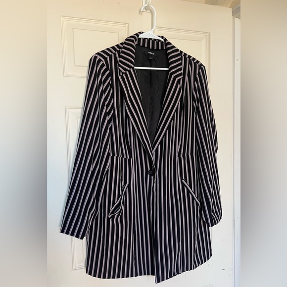 Torrid pin striped blazer - Picture 2 of 7
